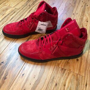Adidas Originals C-10 High Top Sneakers Red | Men’s 10.5 | NWT